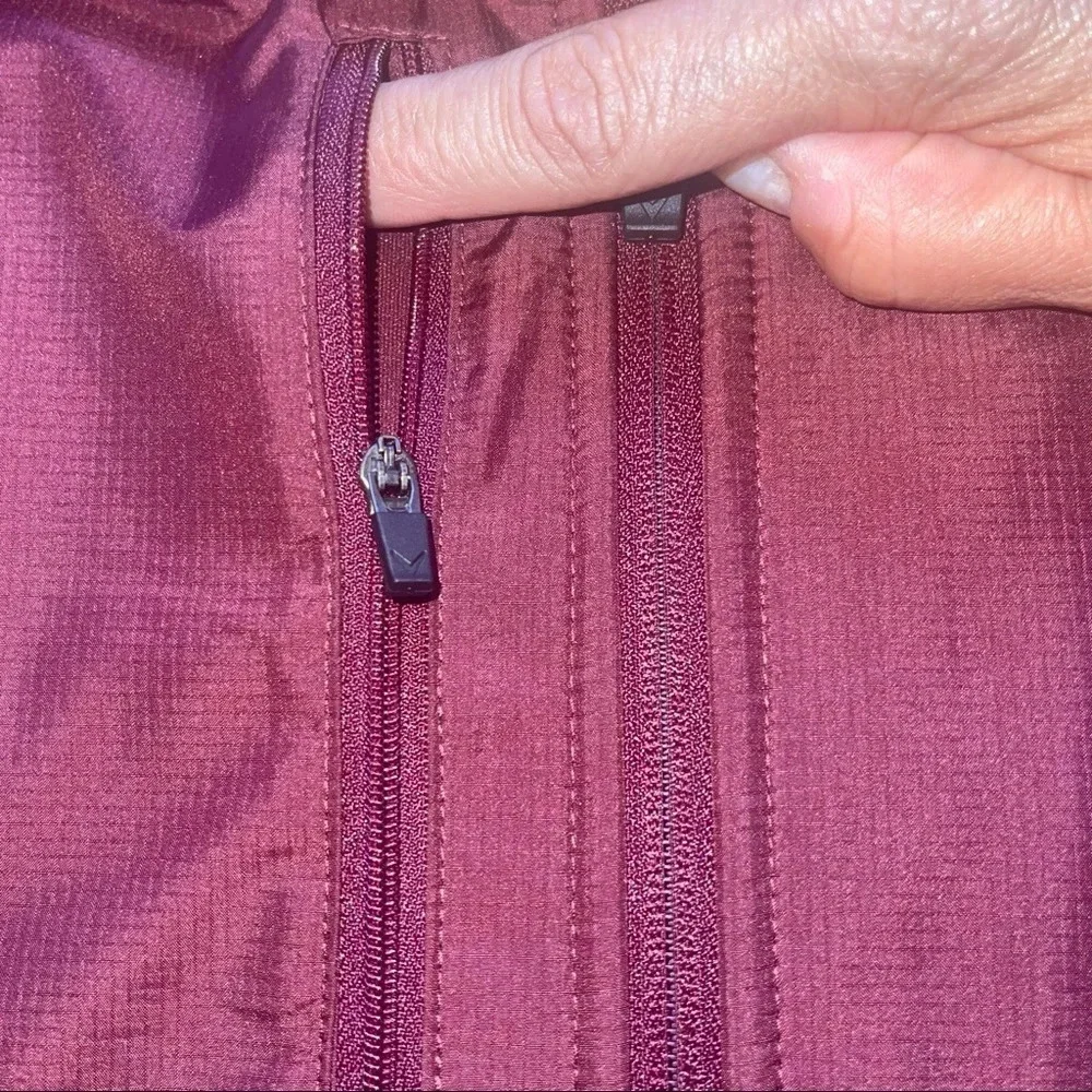 Callaway Weather Series Mens Full Zip Jacket for‎ Men in Burgundy